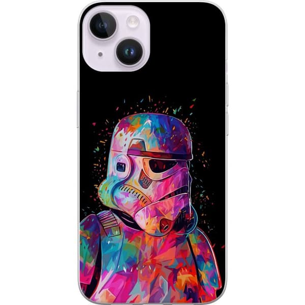 Kompatibelt Mobildeksel til Apple iPhone 14 Star Wars Stormtrooper