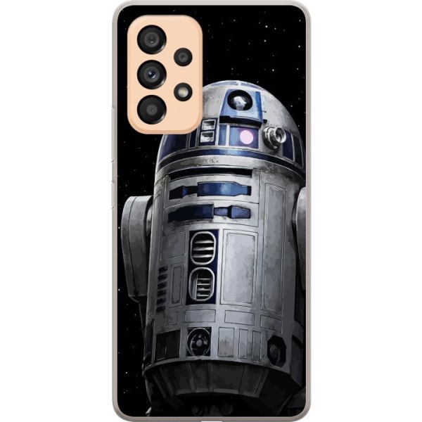 Samsung Galaxy A53 5G Genomskinligt Skal R2D2 Star Wars