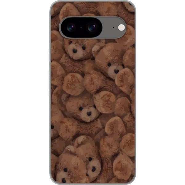 Google Pixel 8 Läpinäkyvä kuori Teddy