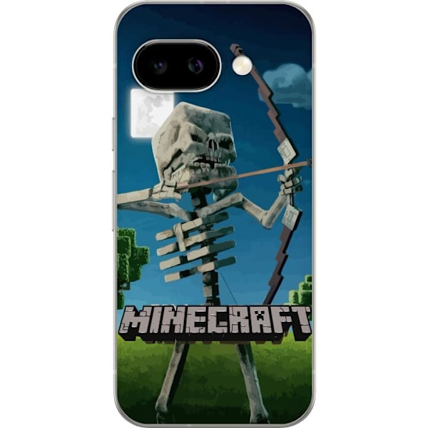 Google Pixel 9a Genomskinligt Skal A Minecraft Movie