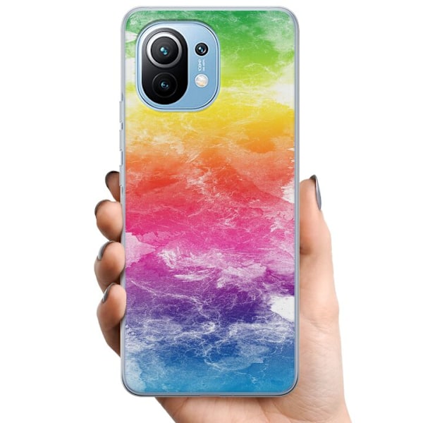 Xiaomi Mi 11 TPU Mobilcover Vandfarvet Fade