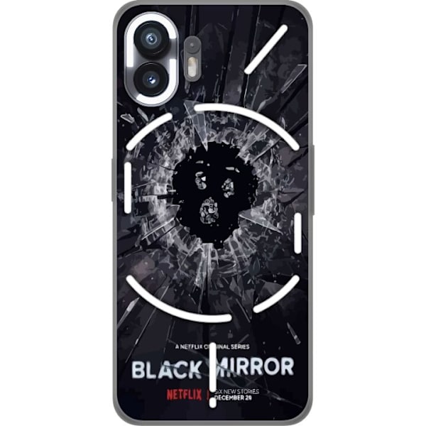 Nothing Phone (2) Genomskinligt Skal Black Mirror Sci-Fi Netfl