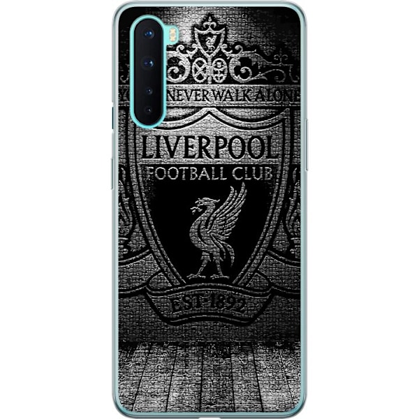 OnePlus Nord Läpinäkyvä kuori Liverpool