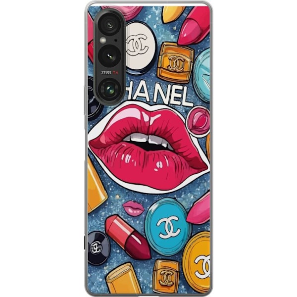 Sony Xperia 1 V Gennemsigtig cover Chanel Lips