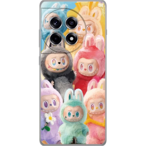 OnePlus 12R Gennemsigtig cover Labubu Skitse Stil