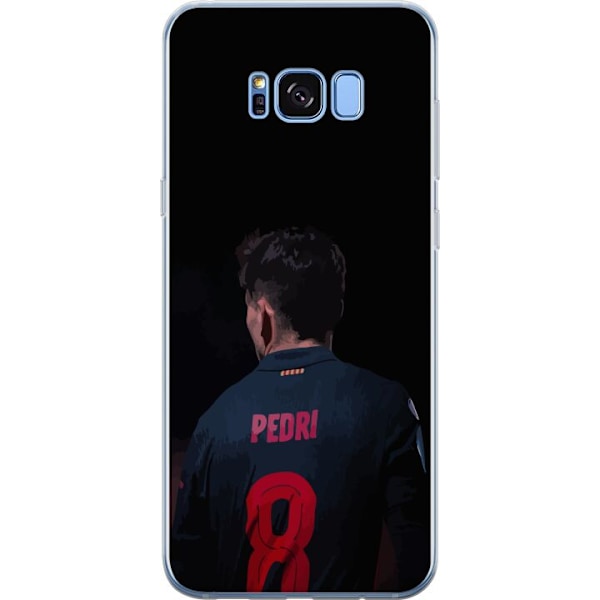 Samsung Galaxy S8 Gjennomsiktig deksel Pedri FC Barcelona Fotball Spansk Midtbanespiller Mål Sportsmotivasjon Fans Barn Ungdom