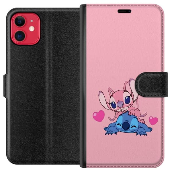 Kompatibel Tegnebogsetui til Apple iPhone 11 Valentins Dag Stitch
