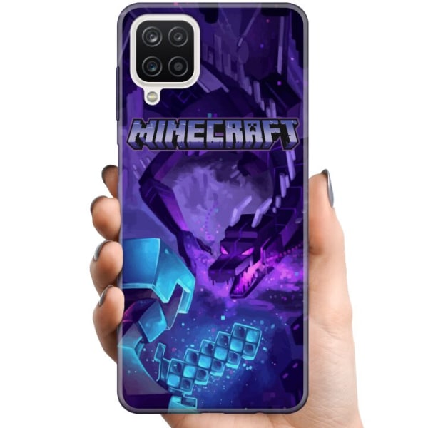 Samsung Galaxy A12 TPU Mobilcover Minecraft