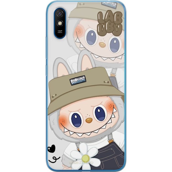 Xiaomi Redmi 9A Läpinäkyvä kuori Labubu Minimal Mood - Yksinkertainen ja tyylikäs hirviösuunnittelu