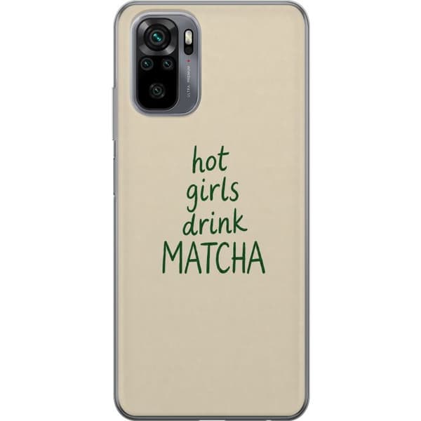 Kompatibel Mobilcover til Xiaomi Redmi Note 10 Matcha-piger beige