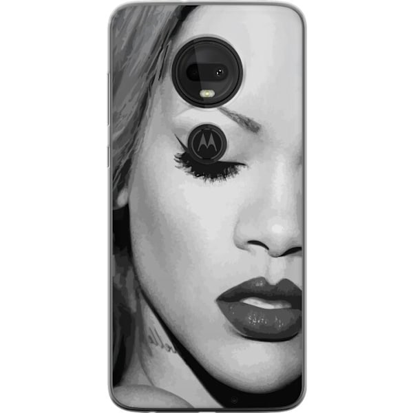 Motorola Moto G7 Läpinäkyvä kuori Rihanna – Aesthetic Edi