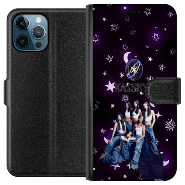 Kompatibelt Lommeboketui til Apple iPhone 12 Pro Max KATSEYE lila