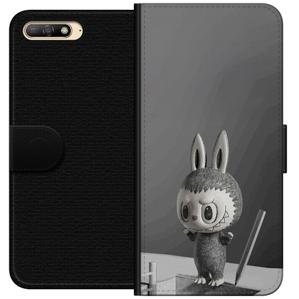 Huawei Y6 (2018) Tegnebogsetui Pop Mart MEGA LABUBU LABUBU Sketch 1000%
