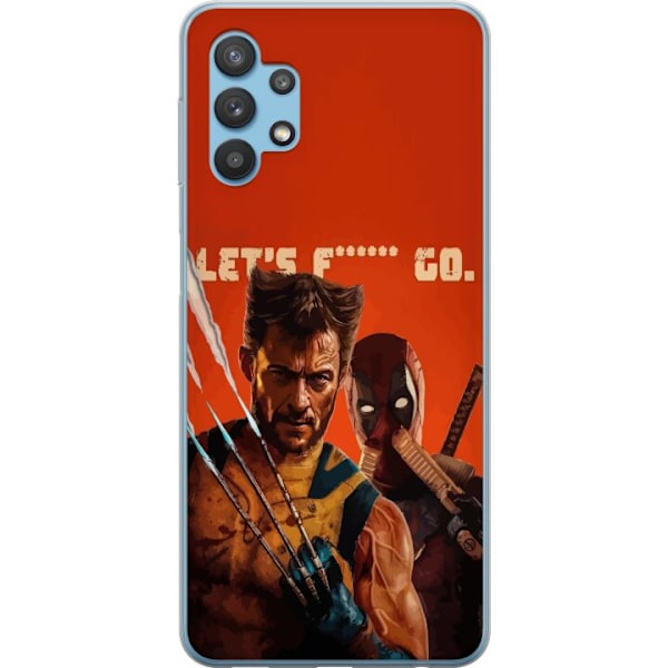 Samsung Galaxy A32 5G Gjennomsiktig deksel Deadpool & Wolverin