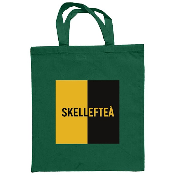 Mulepose | Holdbar Indkøbstaske i Stof Skellefteå - Hockey Mørkegrøn one size
