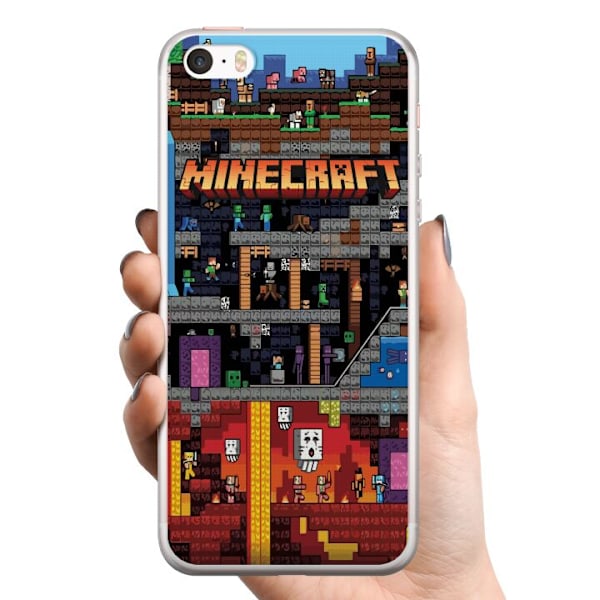 Kompatibelt Mobildeksel til Apple iPhone 5s Minecraft