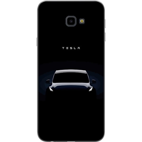 Samsung Galaxy J4+ Gjennomsiktig deksel Tesla