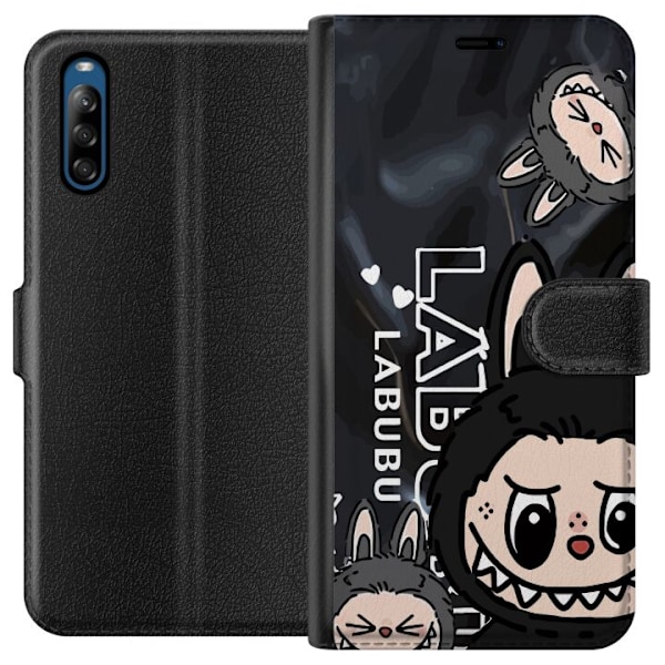 Sony Xperia L4 Tegnebogsetui <nl>Labubu Black Energy - Sort m