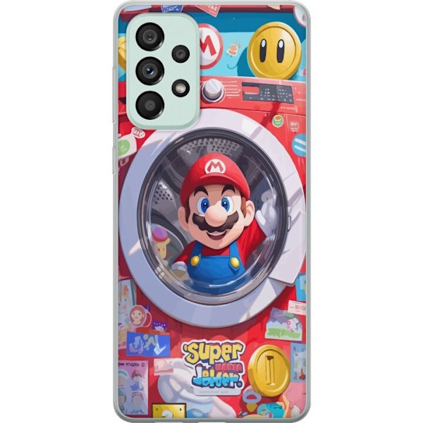 Samsung Galaxy A73 5G Gennemsigtig cover Mario