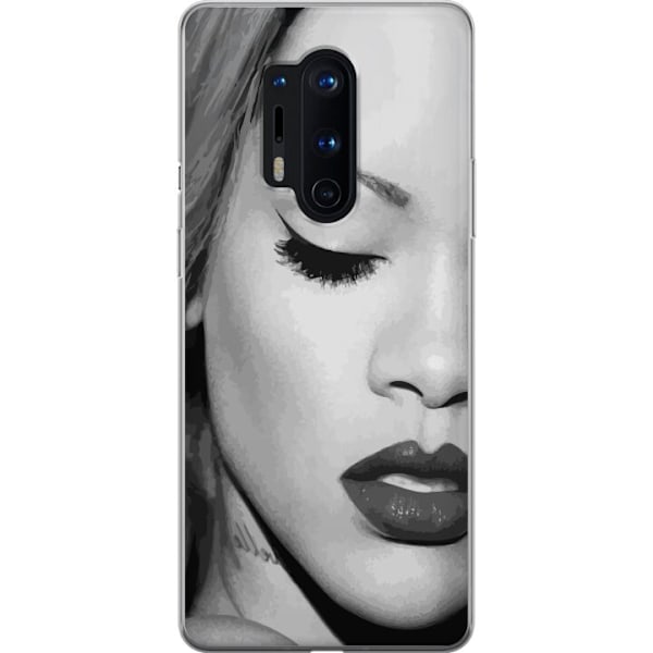 OnePlus 8 Pro Läpinäkyvä kuori Rihanna – Aesthetic Edit 2025