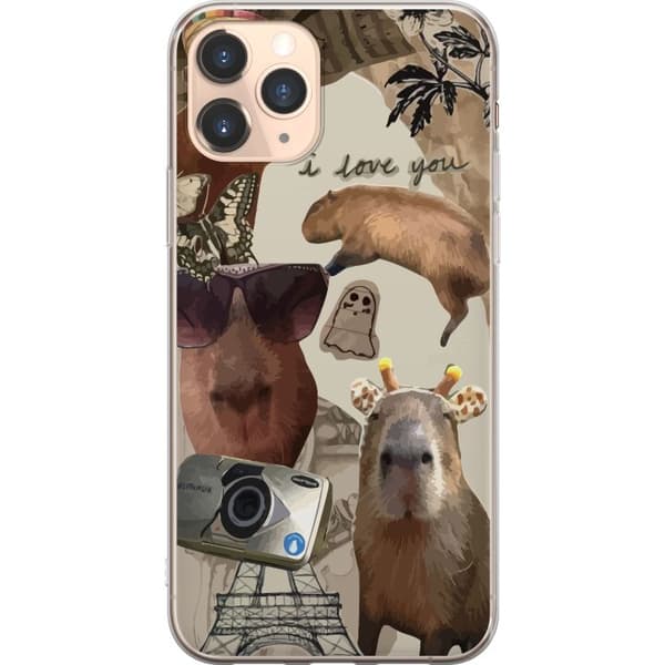 Yhteensopiva Puhelinkuori Apple iPhone 11 Pro Capybara