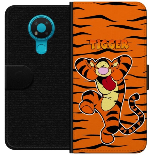 Nokia 3.4 Tegnebogsetui Tiger