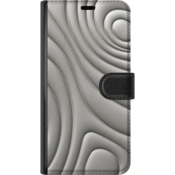 Xiaomi Redmi 10C Tegnebogsetui Sølvbølger