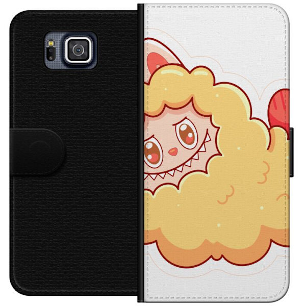 Samsung Galaxy Alpha Lompakkokotelo Labubu Pesukarhu Pop Mart Hahmo Keräilyesine Söpö Suunnittelu Suosittu Teema Taideteos Leikkisarja