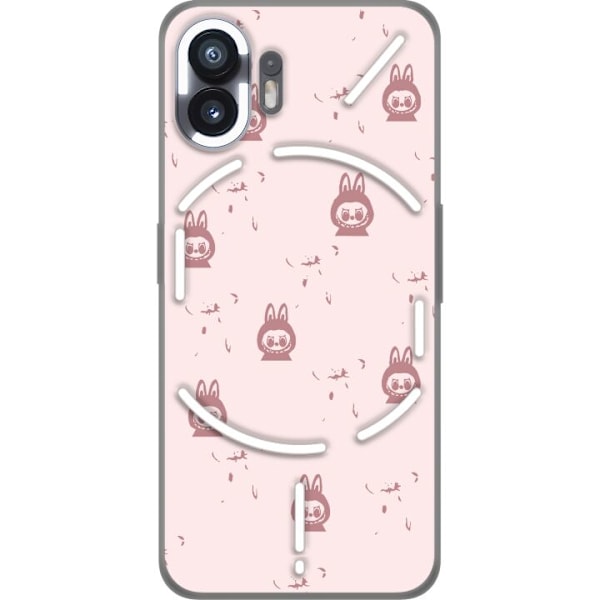 Nothing Phone (2) Genomskinligt Skal Labubu Neon Pop – Neonf