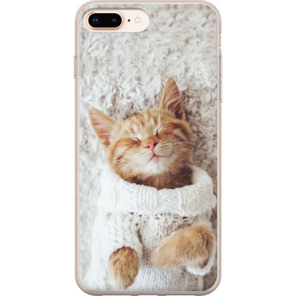 Kompatibelt Mobildeksel til Apple iPhone 8 Plus Katt