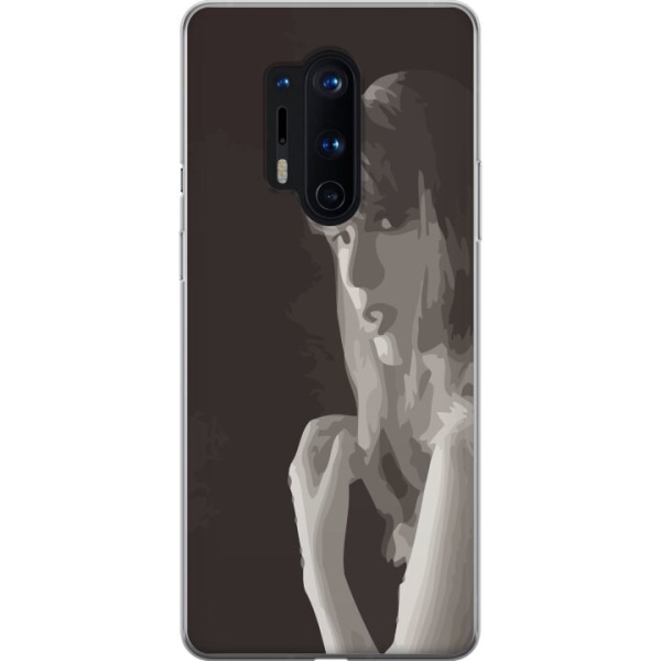 OnePlus 8 Pro Läpinäkyvä kuori Taylor Swift