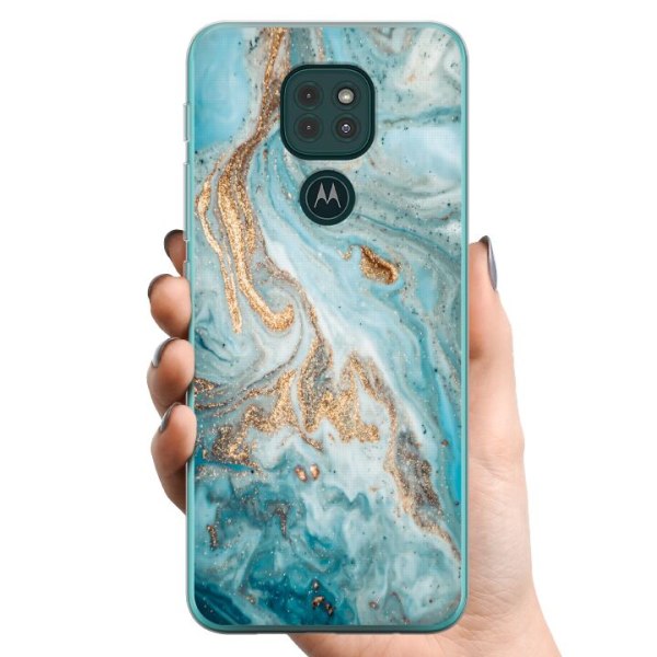 Motorola Moto G9 Play TPU Mobilcover Magisk Marmor