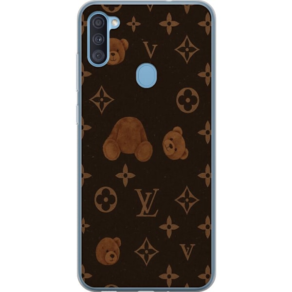 Samsung Galaxy A11 Läpinäkyvä kuori Plush Luxe