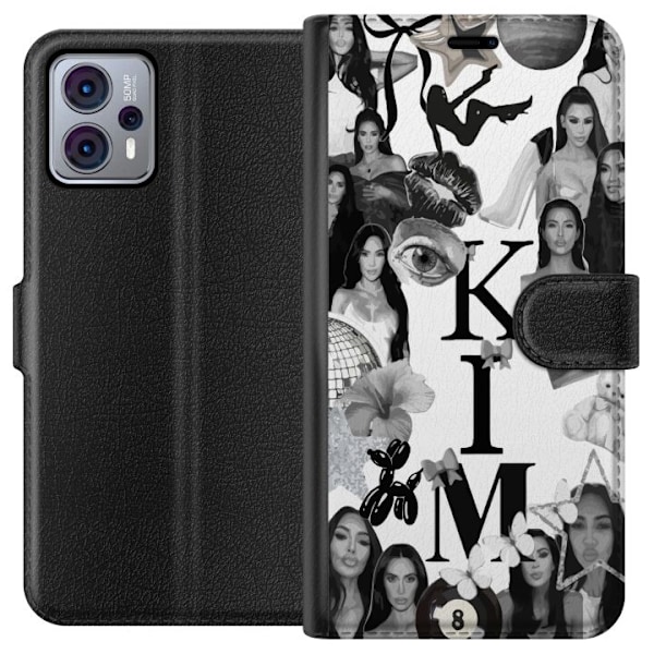 Motorola Moto G23 Tegnebogsetui Kim Kardashian – Aesthetic Look 2025