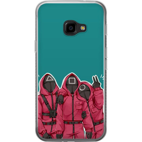 Samsung Galaxy Xcover 4 Läpinäkyvä kuori Squid Game Hahmot Graafinen Suunnittelu Sarjakuvasarjan Hahmot Suosittu TV-Teema Aasialainen Tyyli Jännit