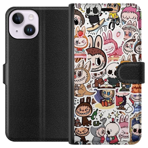 Apple iPhone 14 Lompakkokotelo Labubu All-Stars – POP MART E
