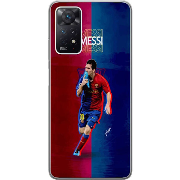 Xiaomi Redmi Note 11 Pro Gennemsigtig cover Messi