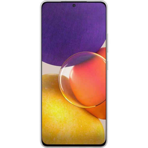 Samsung Galaxy A82 5G Läpinäkyvä kuori Susihukka Violetti
