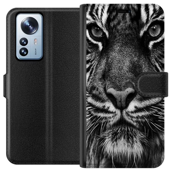 Yhteensopiva Lompakkokotelo Xiaomi 12 Pro Tiikeri