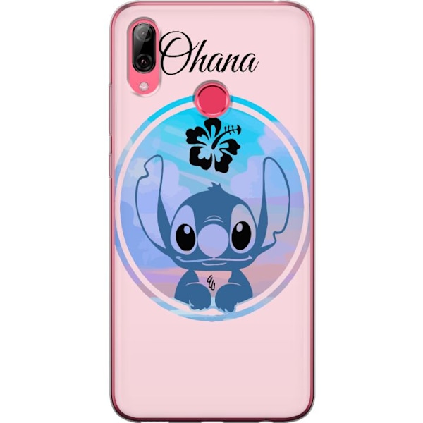 Huawei Y7 (2019) Genomskinligt Skal Stitch Ohana