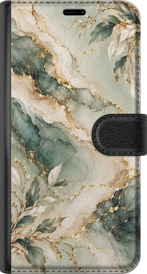 Kompatibel Tegnebogsetui til Samsung Galaxy S10 Salvieagat grøn