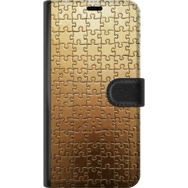Apple iPhone 11 Plånboksfodral Guld Pussel