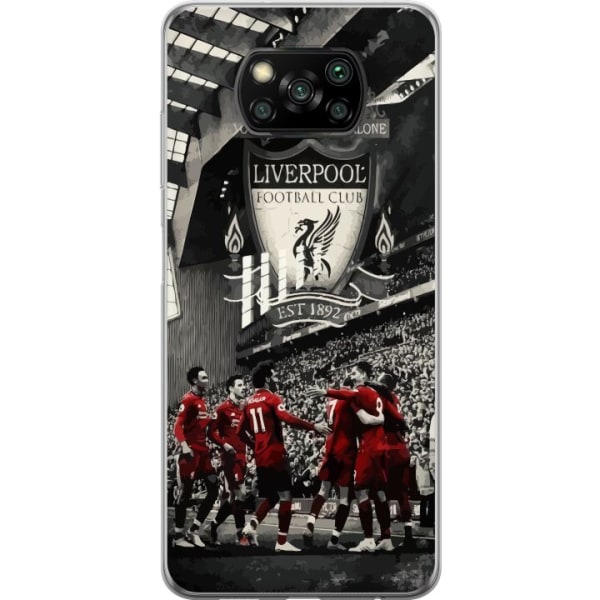 Xiaomi Poco X3 NFC Gennemsigtig cover Liverpool