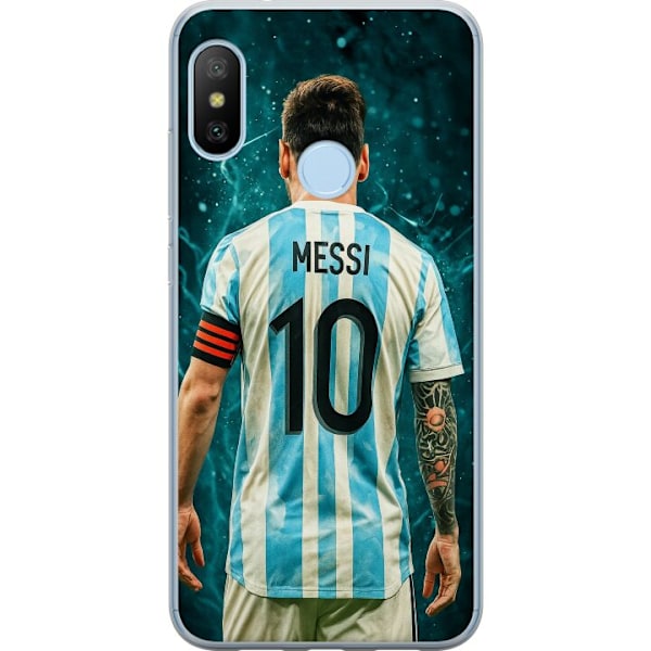 Xiaomi Mi A2 Lite Läpinäkyvä kuori Messi