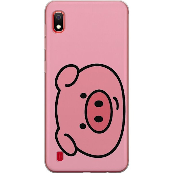 Samsung Galaxy A10 Gennemsigtig cover Kawaii Piggy