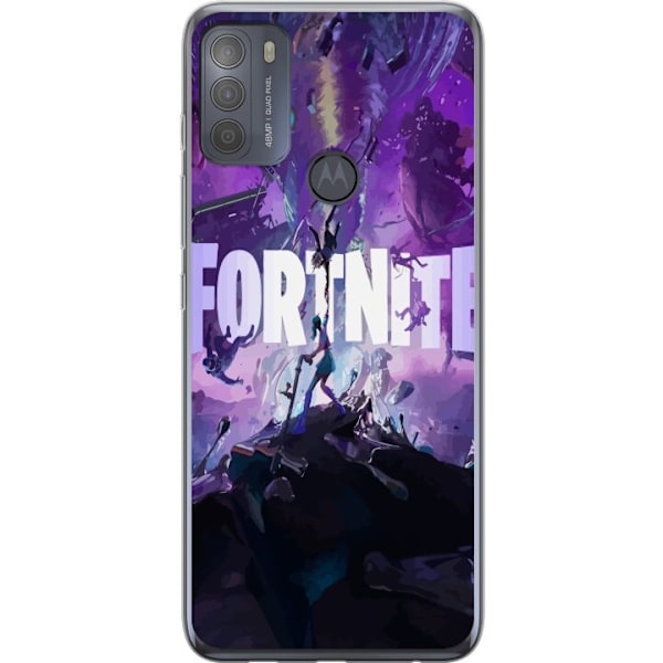 Motorola Moto G50 Gjennomsiktig deksel Fortnite