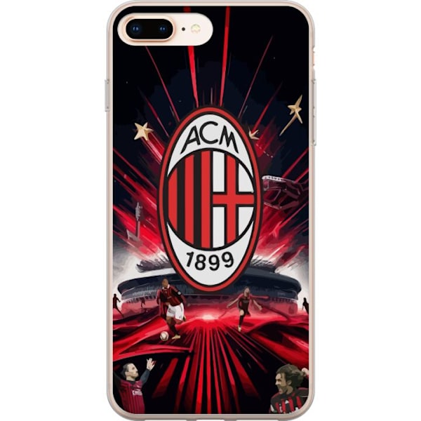 Apple iPhone 7 Plus Gjennomsiktig deksel AC Milan