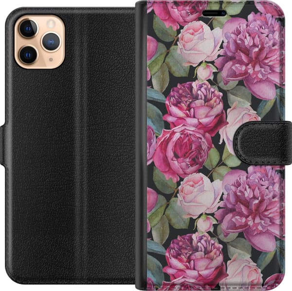 Kompatibelt Plånboksfodral till Apple iPhone 11 Pro Max Blommor