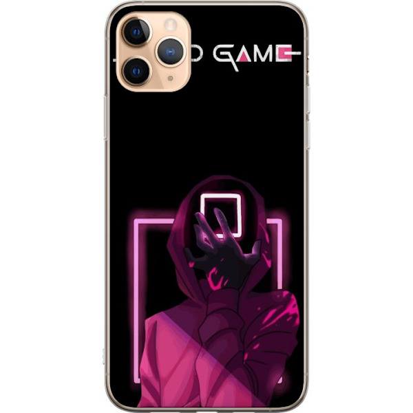 Apple iPhone 11 Pro Max Läpinäkyvä kuori Squid Game Teema Suosittu Sarja Motiivi Graafinen Ikoninen Suunnittelu Aasialainen Popkulttuuri Jännitys