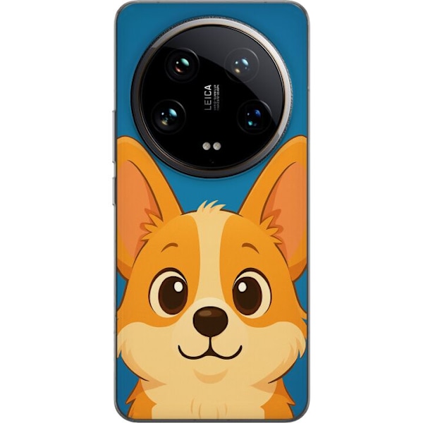 Xiaomi 14 Ultra Läpinäkyvä kuori Hello Corgi